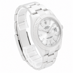 Rolex Datejust 41MM Silver Dial 116334 Stainless Steel Watch